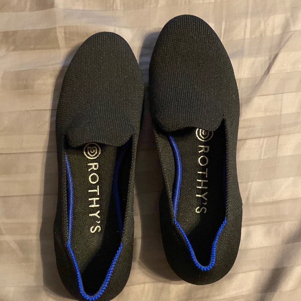 Rothy’s black loafers